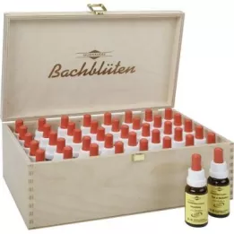 Original BACHBLüTEN Murnau dråbesæt i trææske, 38X20 ml
