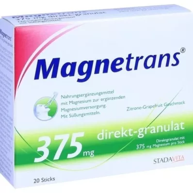 MAGNETRANS direkte 375 mg granulat, 20 stk