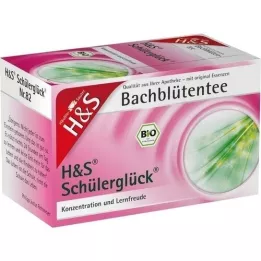 H&amp;S Bach Flower Pupils Happiness Tea Filterpose, 20X3.0 g