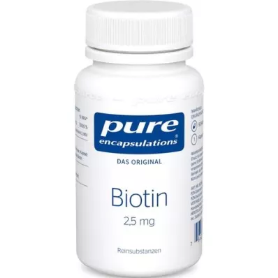 PURE ENCAPSULATIONS Biotin 2,5 mg kapsler, 60 stk