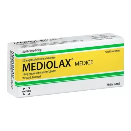 MEDIOLAX Medice enterotabletter, 50 stk