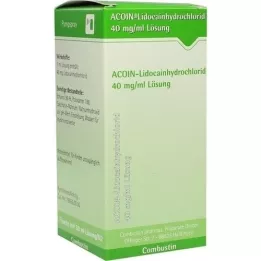 ACOIN-Clorhidrat de lidocaină 40 mg/ml soluție, 50 ml