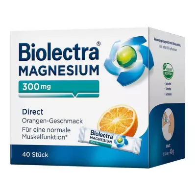 Biolectra Magnesium Direct Orange Pellets, 40 stk