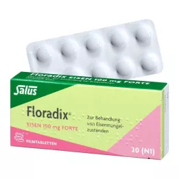 FLORADIX Fier 100 mg forte comprimate filmate, 20 buc