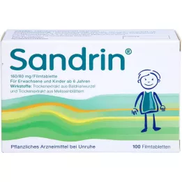 SANDRIN Filmovertrukne tabletter, 100 stk