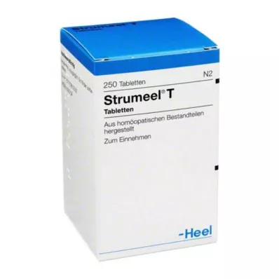 STRUMEEL T-tabletter, 250 stk