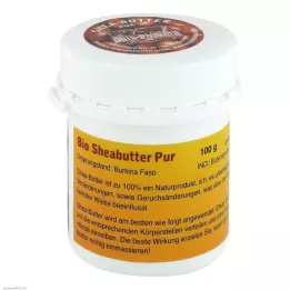 SHEABUTTER Økologisk ren uraffineret, 100 g