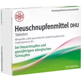 HEUSCHNUPFENMITTEL DHU Tabletter, 100 stk
