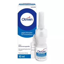 OTRIVEN 0,1% doseringsspray uden konserveringsmidler, 10 ml