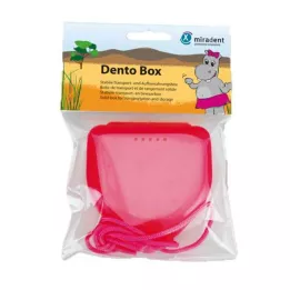 MIRADENT Bøjleæske Dento Box I pink, 1 stk