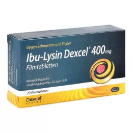 IBU-LYSIN Dexcel 400 mg filmovertrukne tabletter, 20 stk