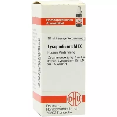 LYCOPODIUM LM IX Fortynding, 10 ml