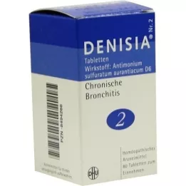 DENISIA 2 tabletter til kronisk bronkitis, 80 stk
