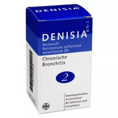 DENISIA 2 tabletter til kronisk bronkitis, 80 stk