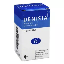 DENISIA 6 Tabletter til luftvejssygdomme, 80 stk