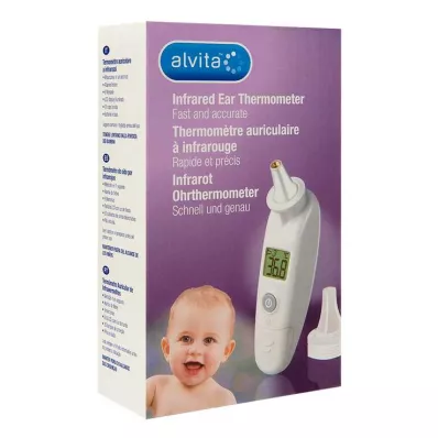 Alvita infrarødt øretermometer, 1 stk