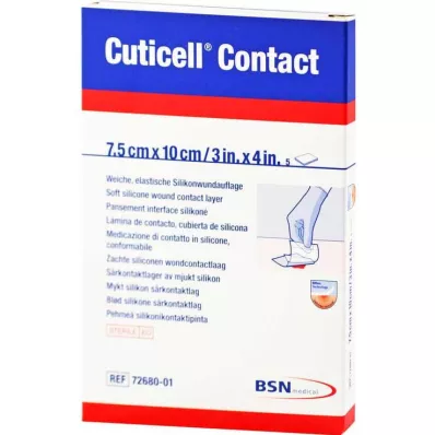 Cuticell Contact 7,5x10 cm bandage, 5 stk