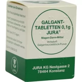 GALGANTTABLETTEN 0,1 g Jura, 100 stk
