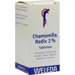 CHAMOMILLA RADIX 2% tabletter, 100 stk