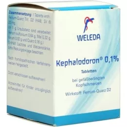 KEPHALODORON 0,1% tabletter, 250 stk
