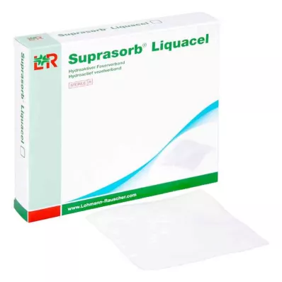 SUPRASORB Compus de fibre hidroactive Liquacel 15x15 cm, 4 bucăți