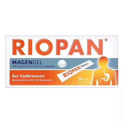 RIOPAN Mavegel-stickpakke, 10 x 10 ml