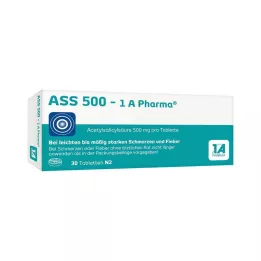 ASS 500-1A Pharma-tabletter, 30 stk