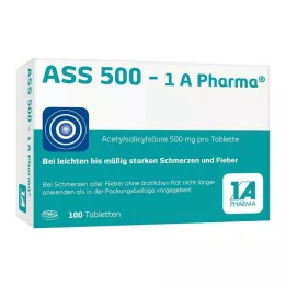 ASS 500-1A Pharma-tabletter, 100 stk