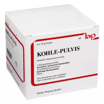 Trækulpulver, 4 x 10 g