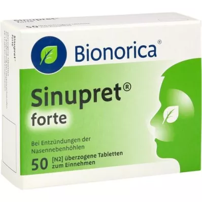 SINUPRET forte overtrukne tabletter, 50 stk