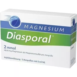 MAGNESIUM DIASPORAL 2 mmol ampuller, 5X5 ml