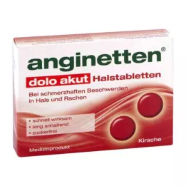 ANGINETTEN dolo akut halstabletter, 24 stk