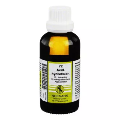 ACIDUM HYDROFLUORICUM K-kompleks nr. 72 Fortynding, 50 ml