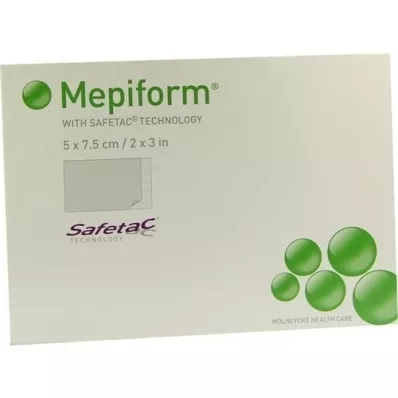 MEPIFORM 5x7,5 cm bandage, 5 stk