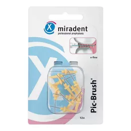 PIC BRUSH Interdentalb.erstatningb.1,8 mm gul, 12 stk