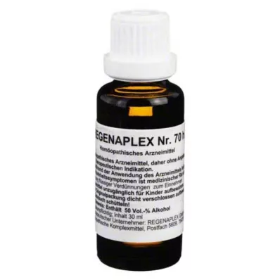 Regenaplex No.70 h dråber, 30 ml Regenaplex No.70 h dråber, 30 ml
