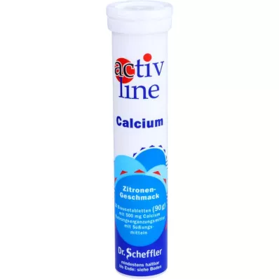 ACTIVLINE Calcium-citron-brusetabletter, 20 stk