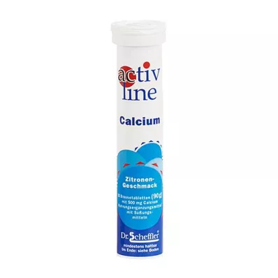 ACTIVLINE Calcium-citron-brusetabletter, 20 stk
