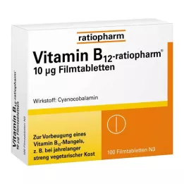 VITAMIN B12-RATIOPHARM 10 μg filmovertrukne tabletter, 100 stk