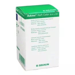 ASKINA Selvklæbende bandage farve 8 cmx4 m blå, 1 stk