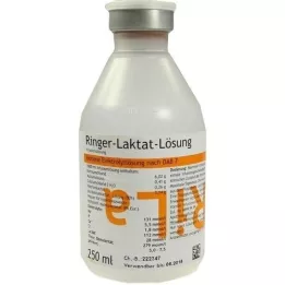 RINGER LAKTAT Plastopløsning, 250 ml