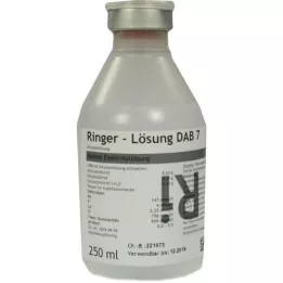 RINGER LÖSUNG DAB 7 plastik, 250 ml