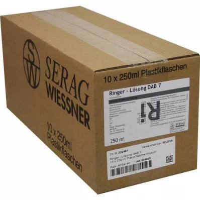 Ringeropløsning DAB 7 plast, 10X250 ml