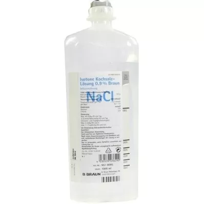 ISOTONE Saltopløsning 0,9% Braun Ecoflac Plus, 1000 ml