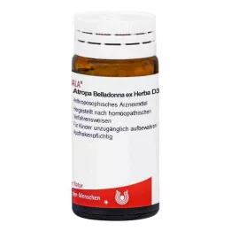 ATROPA belladonna ex Herba D 3 kugler, 20 g
