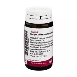 ATROPA belladonna ex Herba D 6 kugler, 20 g