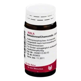 BELLADONNA CHAMOMILLA Globuli, 20 g