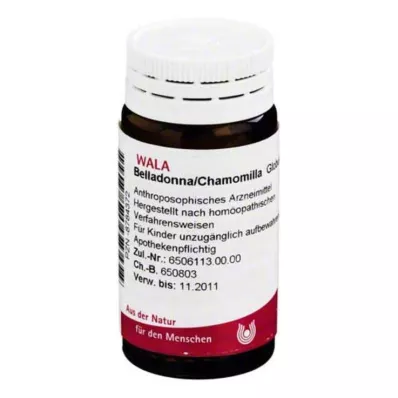 Belladonna Chamomilla kugler, 20 g