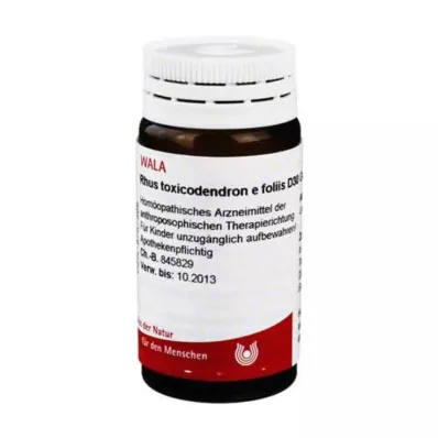 Rhus toxicodendron E foliis D 30 kugler, 20 g