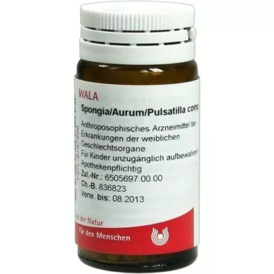 SPONGIA/AURUM/Pulsatilla comp. globuli, 20 g